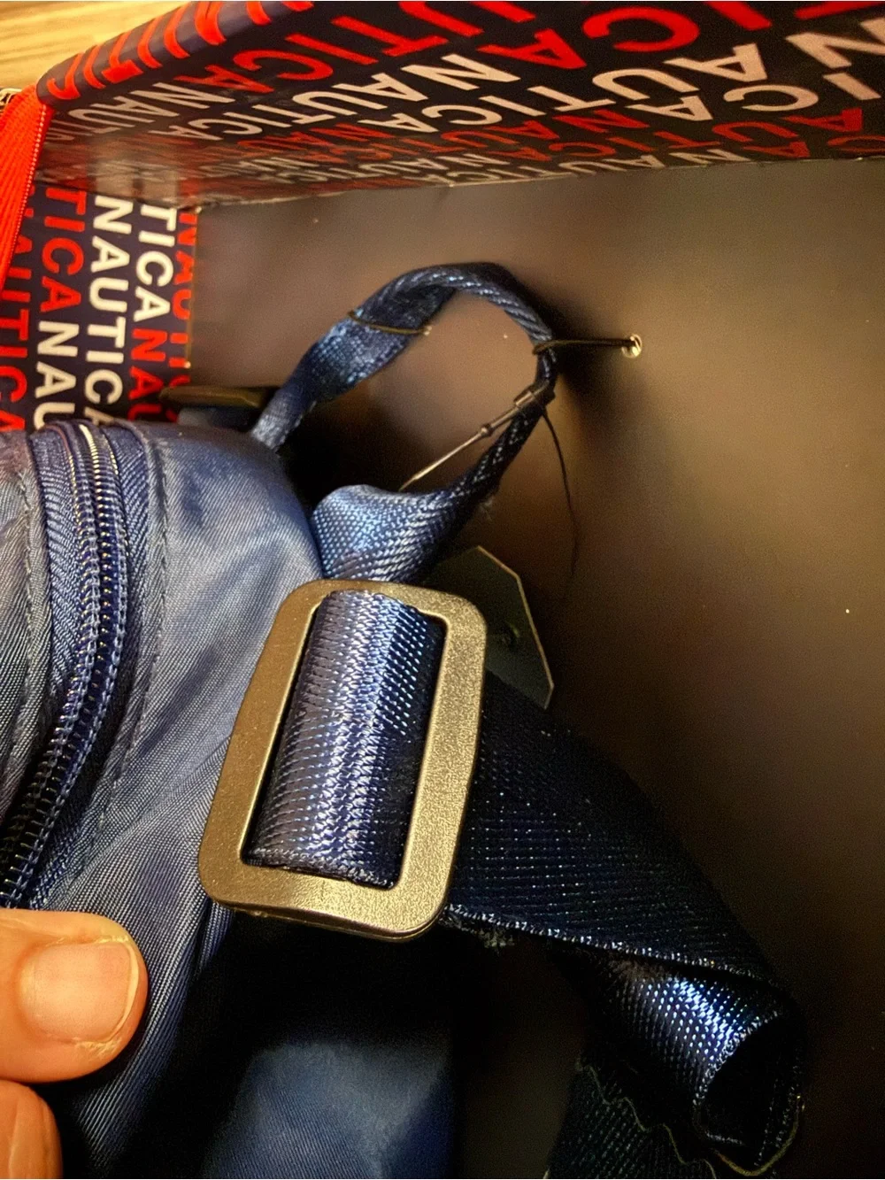 Nautica Men's Navy Backpack Gift Set with Zip Case & Key Fob (NWT)